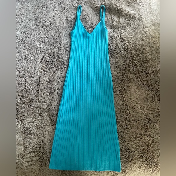 Zara blue midi dress - Picture 1 of 3